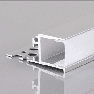 Korix Trimless Recessed LED Profile for gypsum ceiling and wall lighting in Dubai UAE