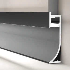 Korix Cove Skirting Profile with smooth curved architectural design
