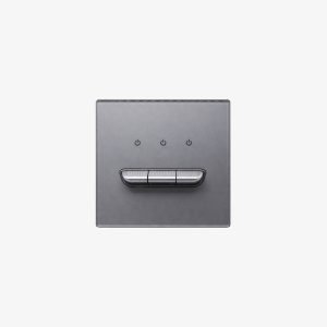Titanium Silver 4-Gang Soft-Touch Light Switch