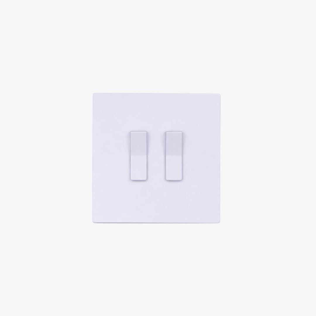Titanium Silver 3-Gang Soft-Touch Light Switch