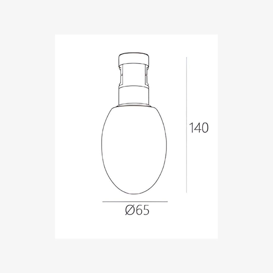 Alabaster Oval Magnetic Light - Image 2