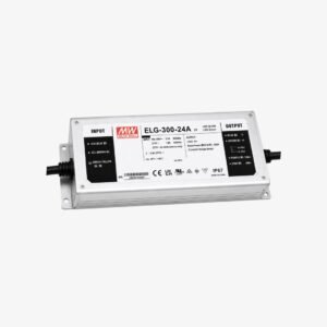 MEAN WELL ELG-300-24A 24V 300W adjustable IP67 LED driver with metal housing