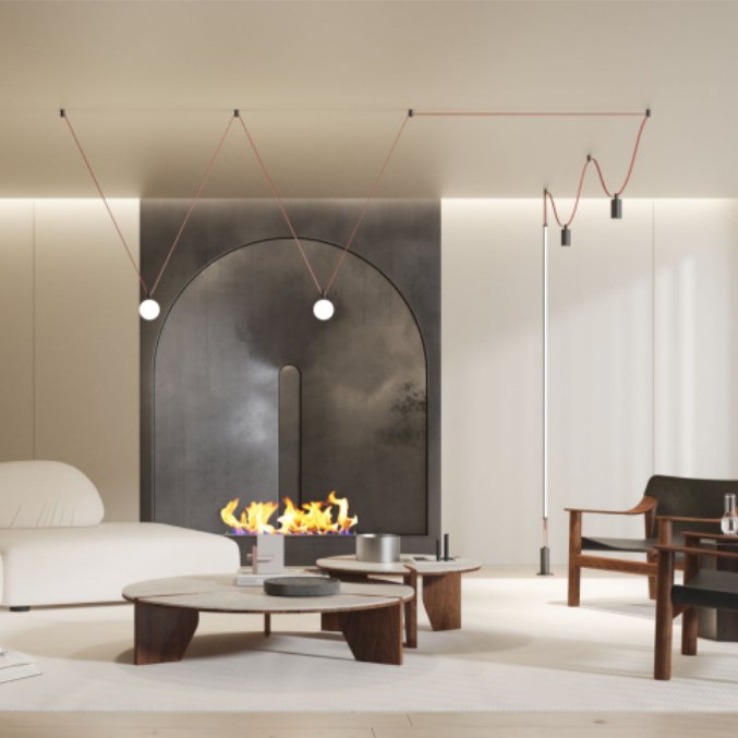 korix Flexible Track Cylinder Pendant Light - Image 2