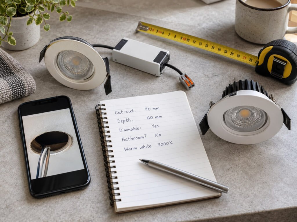 How to Measure the Existing Downlight Cut-Out