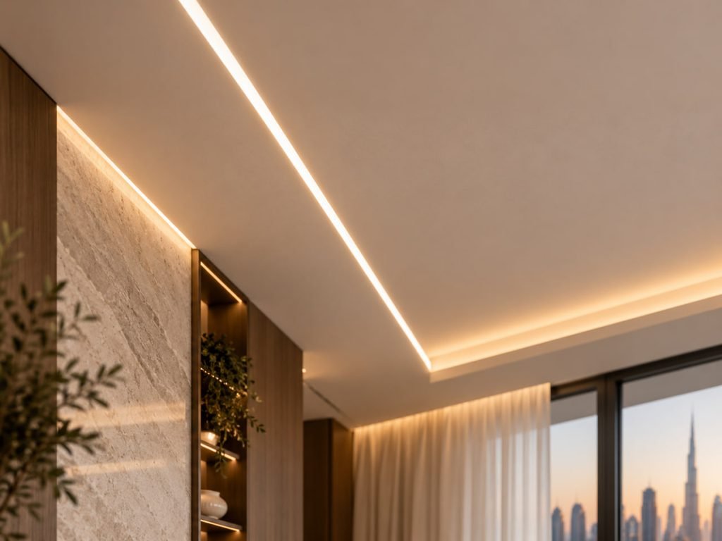 LED profiles for a false ceiling